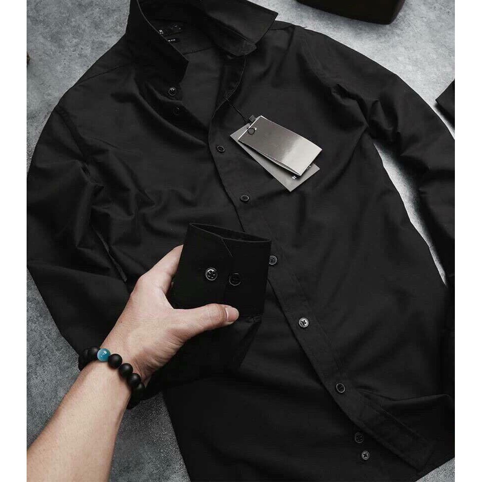 ÁO SƠ MI TRẮNG, ĐEN, ÁO NAM CÔNG SỞ CHẤT LỤA MỊN GẤP HỘP | BigBuy360 - bigbuy360.vn