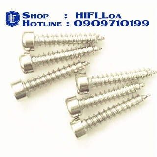 Vít inox đầu lục giác M3 x 16mm hàng đẹp