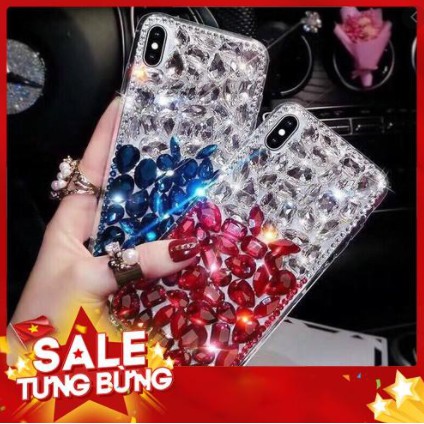 (HOT)Ốp Đính Đá Pha Lê Cao Cấp Cho Các Dòng Iphone 6/6s/6plus/7plus/8plus/iphone x/xs max.Siêu Sang Chảnh-thegioisilevip