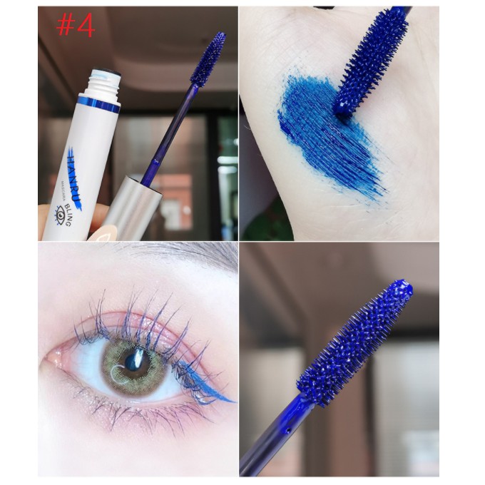 Mascara 4 màu Hanru Chuốt Mi Dài Cong Vút - Lâu Trôi Không Thấm Nước