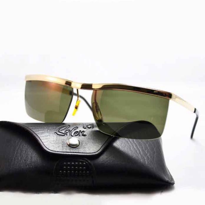 Kính Râm Nam SOLEX, Mắt Kính Chống Nắng UV400 Phong Cách Retro Thời Trang Unisex (tặng kèm hộp đựng kính)