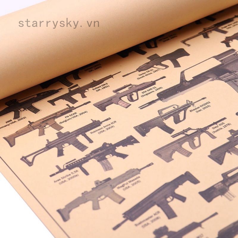 starrysky Áp phích Trang trí nội thất hình các nước tham gia World Cup
