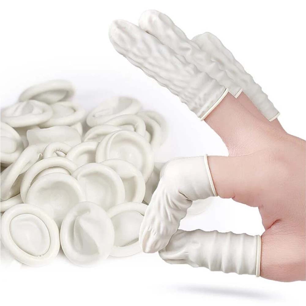 Set 100 bao ngón tay bằng cao su đa dụng chất lượng cao