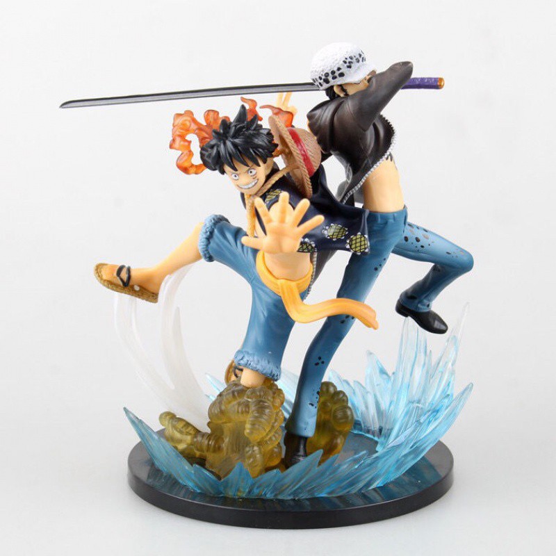 [ƯU ĐÃI SỐC] Mô hình Luffy và bác sĩ tử thần Trafalgar Law (one piece)