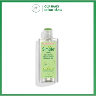 Nước hoa hồng simple làm dịu & cân bằng độ ẩm da 200ml