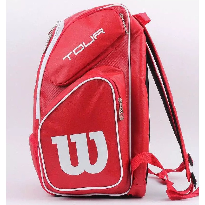 Balo Đựng Vợt Tennis Wilson Tour V Backpack Large Red #WRZ843696