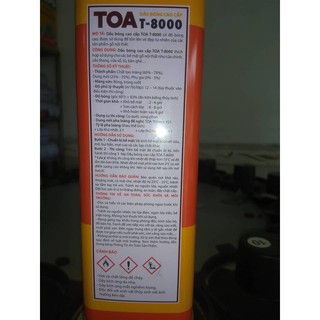 Dầu Bóng Toa Cao Cấp T-8000