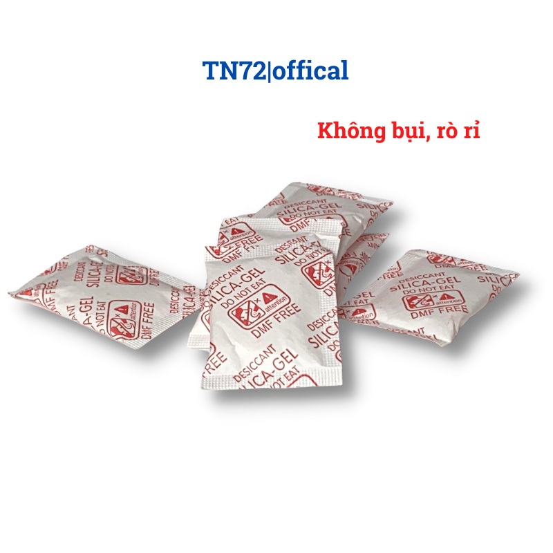 Gói hút ẩm máy ảnh, giày dép, tủ quần áo Silicagel loại 1/2/3/5/10g (Sỉ/ lẻ) 1KG - Túi chống ẩm mốc, khử mùi