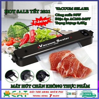 Máy hút chân không thực phẩm mini cầm tay Vacuum Selaer công suất 90W kiêm máy hàn miệng túi