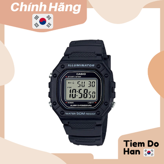 Đồng hồ nam casio trẻ trung w-218h-1avdf dây nhựa bill hàn