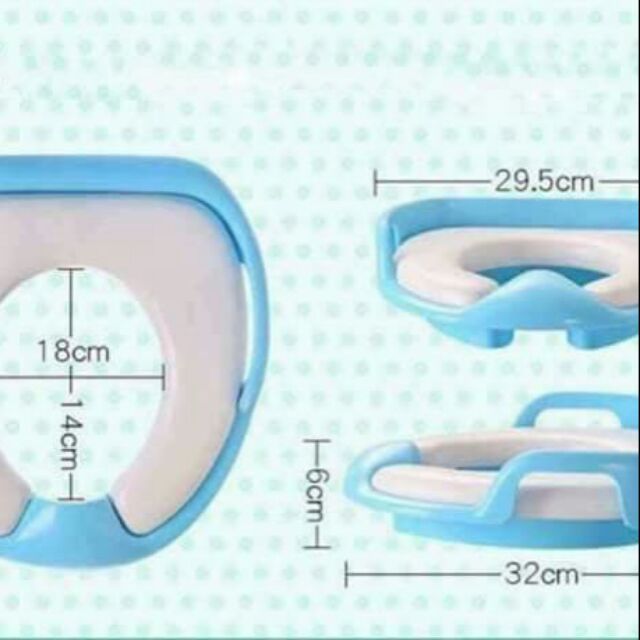 Lot bồn vệ sinh bọc da có Tay cầm cho bé 89k