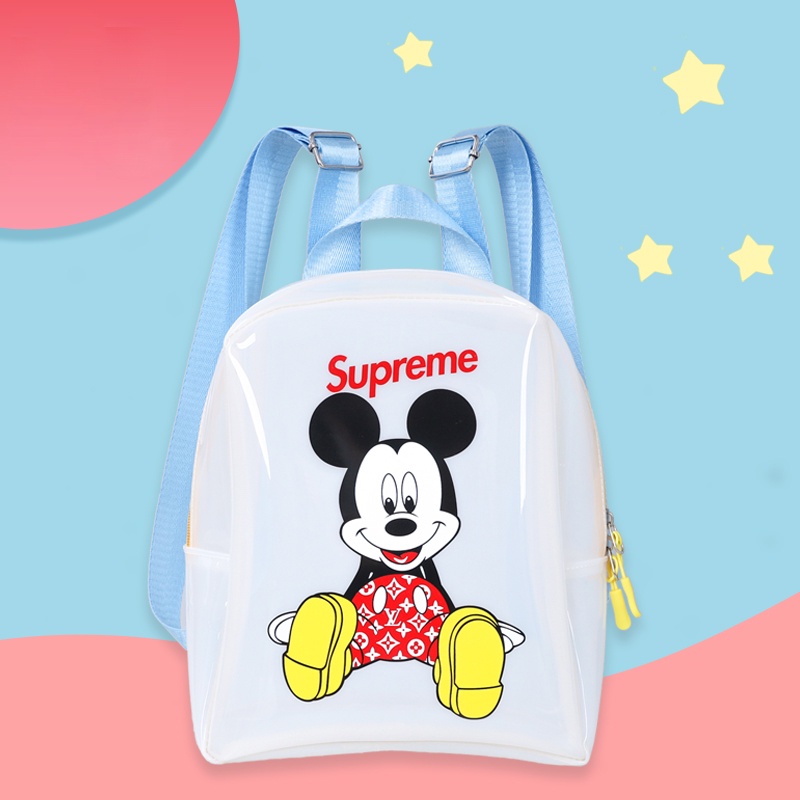 Ba Lô Trong Suốt Kiểu Dáng Hoạt Hình Phong Cách Hàn Quốc Dành Cho Bé