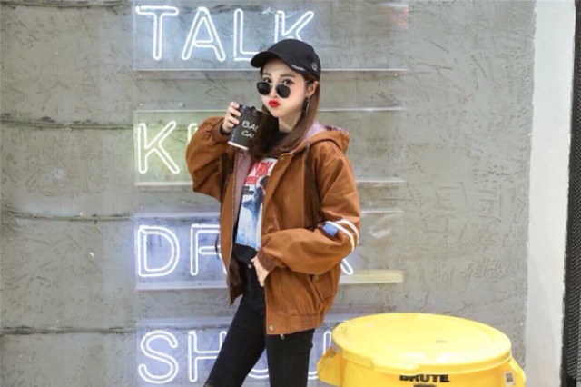 Áo khoác kaki dây-hình thật M02 | BigBuy360 - bigbuy360.vn