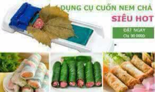 Dụng cụ cuốn nem giò chả đa năng cuốn được các loại kích thước