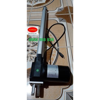 Xi lanh điện hành trình di chuyển 400mm điện 24v- điện 12v, lực đẩy tối đa từ 50kg đến 600kg.