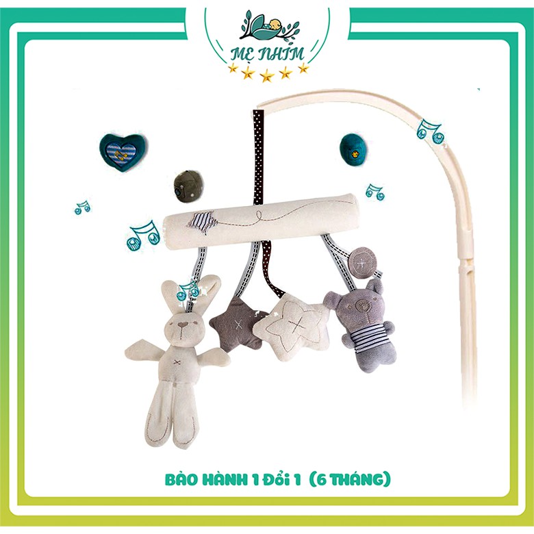 Treo nôi, cũi xe đẩy có nhạc Mama&amp;papa shop mẹ nhím