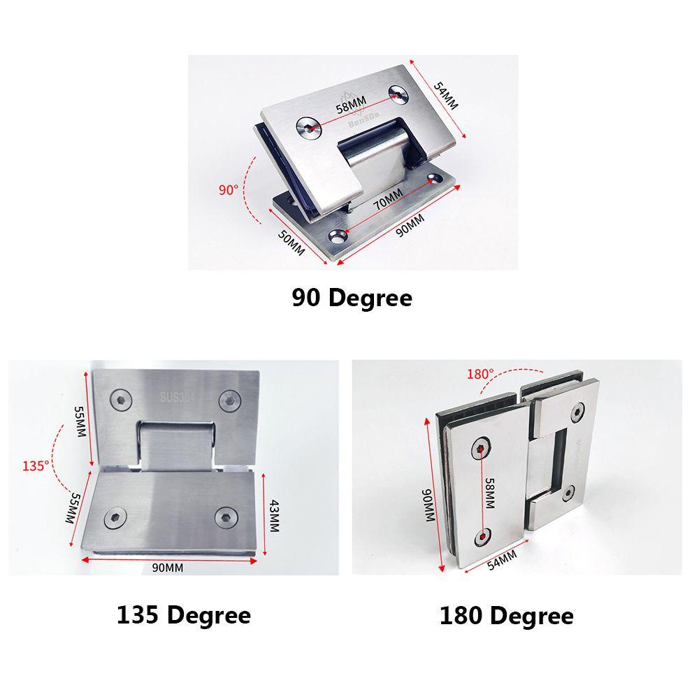 KUNHEV Bản Lề Cửa Kính Không Khung Chuyên Nghiệp