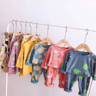 Bộ cotton xuất hàn cho bé