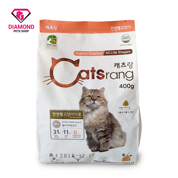 [400g] Thức ăn hạt cho mèo mọi lứa tuổi CATSRANG