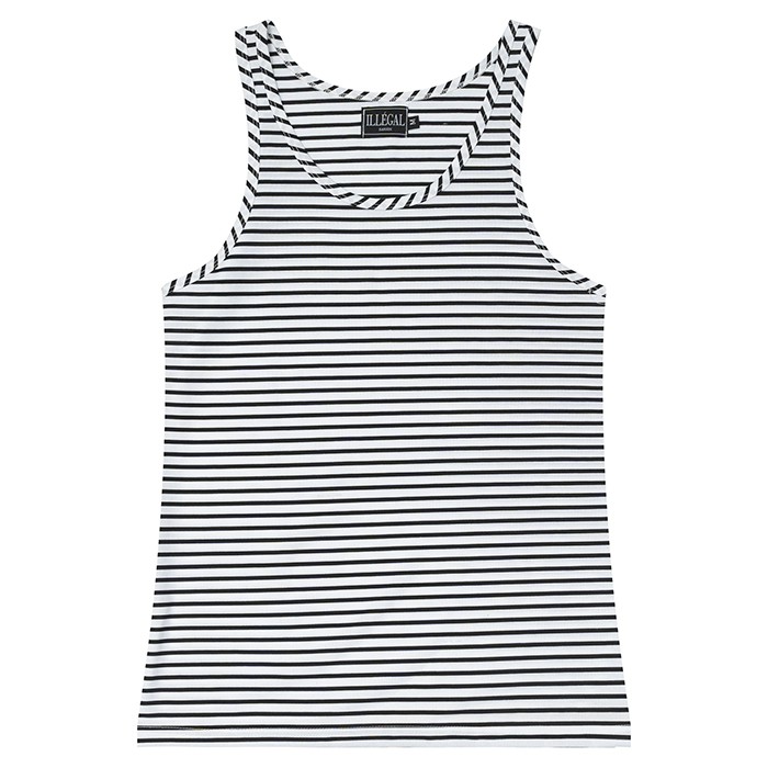ÁO BA LỖ /Slim fit / Black line