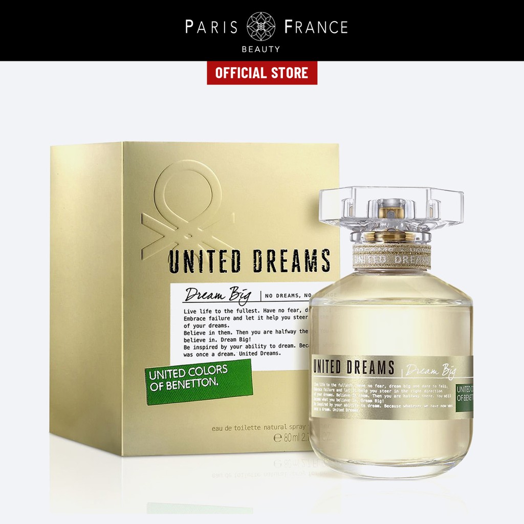 Paris France Beauty - Nước Hoa Nữ United Color Of Benetton United Dreams Dream Big 80ml