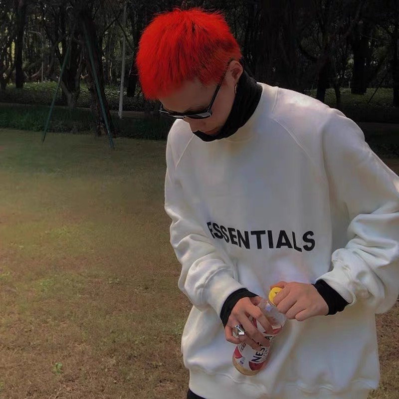 Áo Nỉ Sweater Essential Hottrend, Hoodie Nam Nữ Form Rộng Unisex, chất nỉ bông dày dặn 100% Cotton | BigBuy360 - bigbuy360.vn