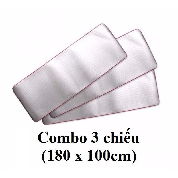 Bộ 3-5 chiếu ngủ trưa văn phòng cá nhân xếp gọn (100x180cm)