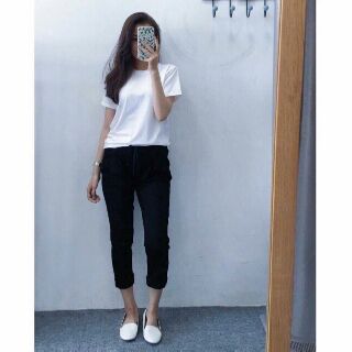 Quần baggy chất kaki thun dây rút