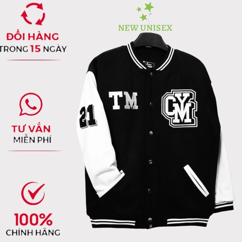 Áo Khoác Dù BomBer Phối Cúc Bấm Thời Trang in Họa Tiết Trẻ Trung Năng Động TP548 [NewUnisex]