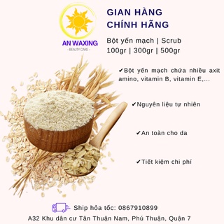 Bột yến mạch nguyên chất 100% organic - Trắng da, mờ thâm