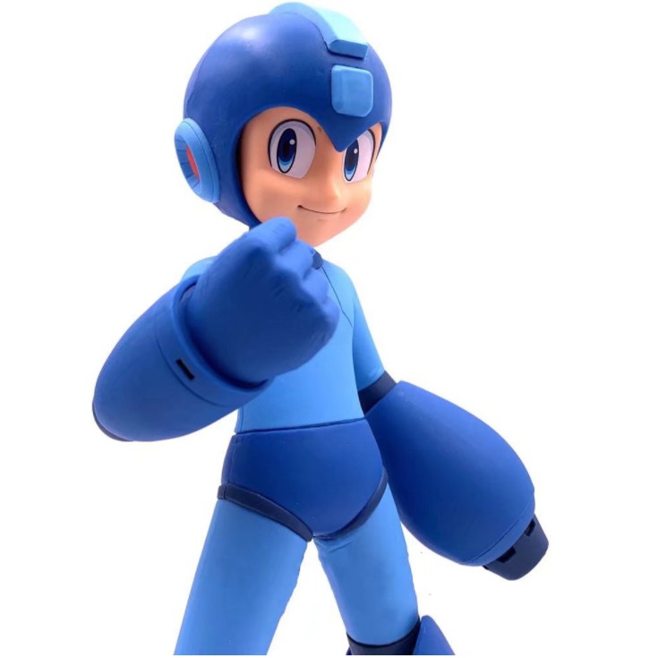 Mô hình game rockman ký ức tuổi thơ đầm tay 23cm