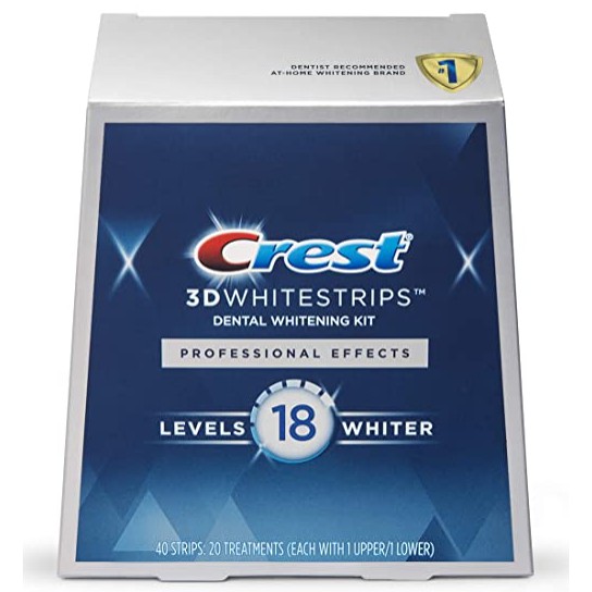 MIẾNG DÁN TRẮNG RĂNG 3D CREST PROFESSIONAL LEVEL TREATMENT miếng lẻ