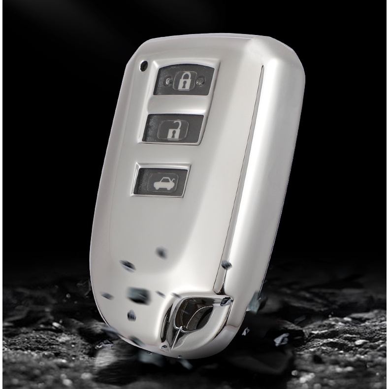 Vỏ Bọc Chìa Khóa 2/3 Nút Bấm Điều Khiển Từ Xa Cho Toyota Vios 2014-2018 Yaris