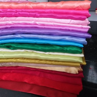 Vải phi bóng , nhiều màu , khổ 1m4.