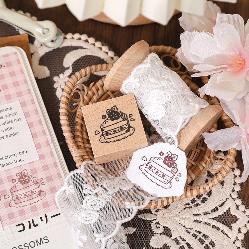 Con Dấu Bằng Gỗ Cao Su Dùng Trang Trí Sổ Tay / Nhật Ký DIY