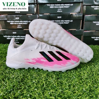 [ FREESHIP] Giày đá banh X19.1 TF màu hồng trắng - giày đá bóng vizeno
