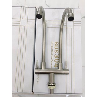Vòi rửa chén Vòi rửa bát đôi inox 304