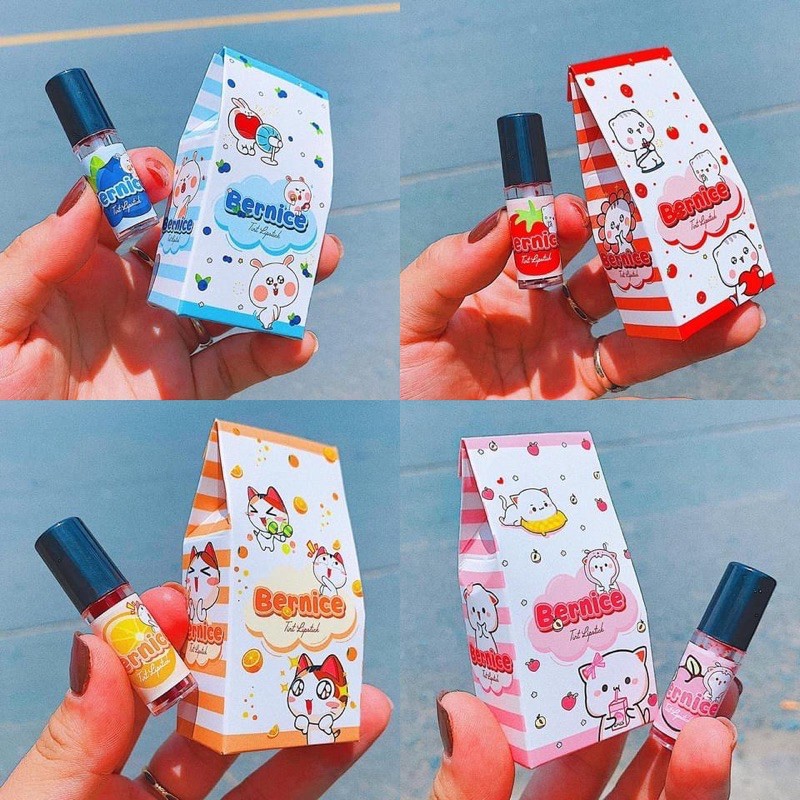 [BERNCIE] SET SON TINT BERNICE - SON TIN BERNICE 4 MÀU MẪU 2021
