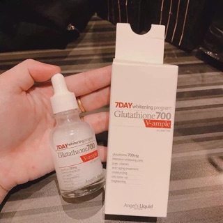 Huyết thanh trắng da 7days whitening program glutathione
