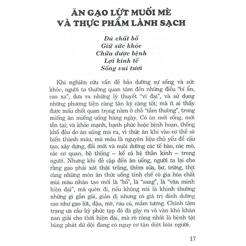 Sách - Ăn Gạo Lứt Muối Mè Tăng Cường Sức Khỏe Và Trị Bệnh Theo Phương Pháp Thực Dưỡng Ohsawa