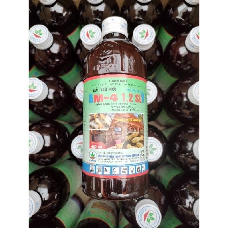 Chai thuốc sát trùng dầu trừ mối mọt hại gỗ M4 1.2SL 500ml