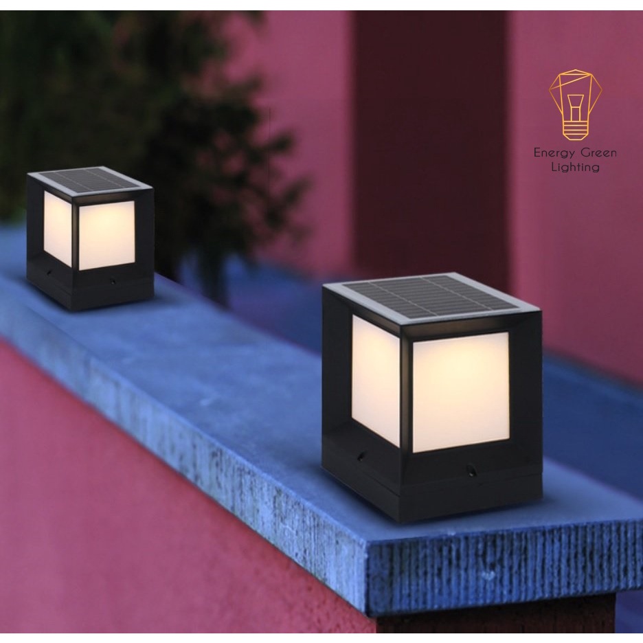 Đèn Sân Vườn Ngoài Trời Energy Green Lighting LT-049 - Trụ Cổng Cột Đèn Hàng Rào Mái Hiên Chống Nước Cao Cấp Decor Vinta