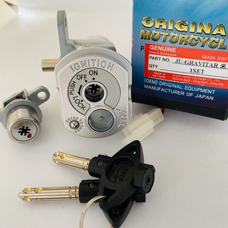 Ổ Khóa Xe Máy Jupiter Gravita Loại 8 Cạnh [Cao Cấp ] Giúp Chống Trộm Cực Tốt, Bảo Hành 12 Tháng