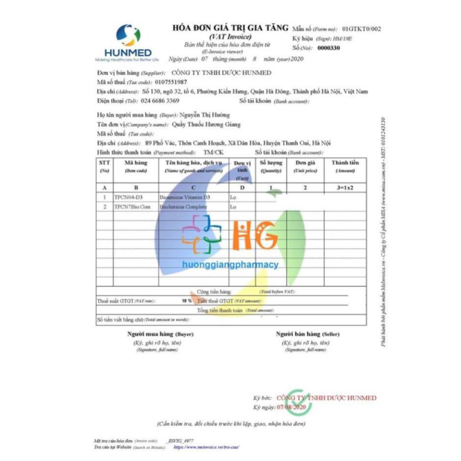 Men vi sinh Bioamicus Complete Siro Tăng đề kháng Men tiêu hoá cho bé hộp 10ml