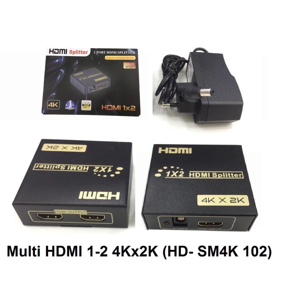 Mullti HDMI 4Kx2K HD SM4K 102 / 104/ 108, Bộ chia HDMI 1 ra 2 / 4/ 8 màn hình cùng lúc