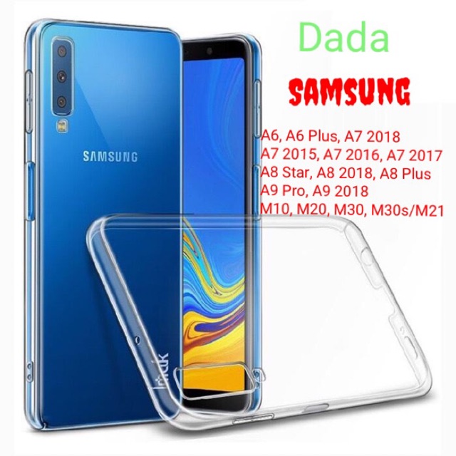 Ốp Lưng Dẻo Trong Suốt Dada Samsung A9, A8, A7, A6, M30, M30s/M21, M20, M10