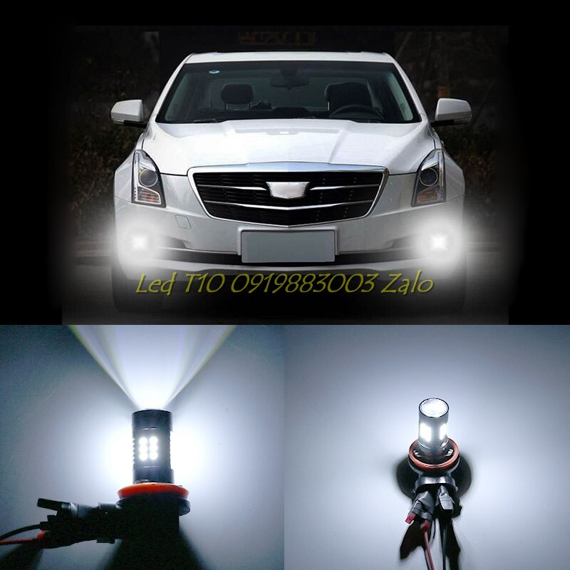 Đèn sương mù đèn gầm ô tô công suất lớn H8, H11 21 chip led 3030 siêu sáng
