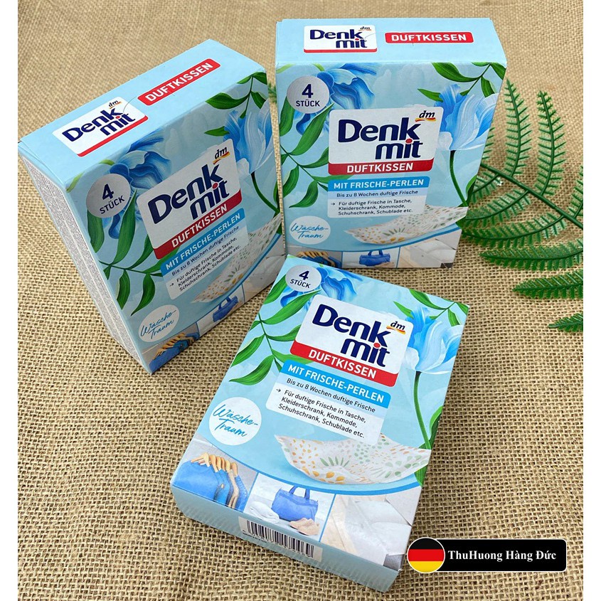 Túi thơm tủ quần áo Denkmit - 1 hộp 4 túi