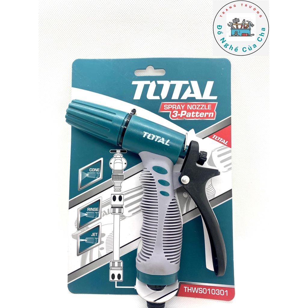 Vòi Xịt Tưới Cây Chỉnh Tia Đa Năng Total THWS010301