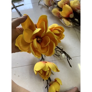mộc lan xốp 6b,hoa giả trang trí